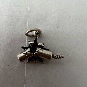 Fireworks Sterling Silver Charm